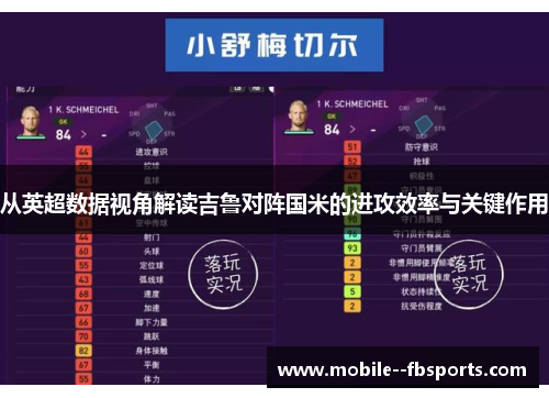 从英超数据视角解读吉鲁对阵国米的进攻效率与关键作用 从英超数据视角解读吉鲁对阵国米的进攻效率与关键作用