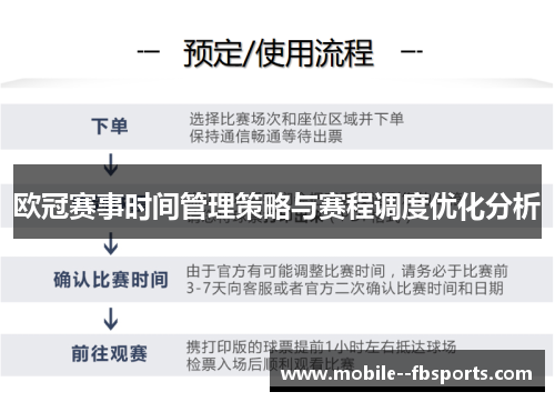 欧冠赛事时间管理策略与赛程调度优化分析 欧冠赛事时间管理策略与赛程调度优化分析